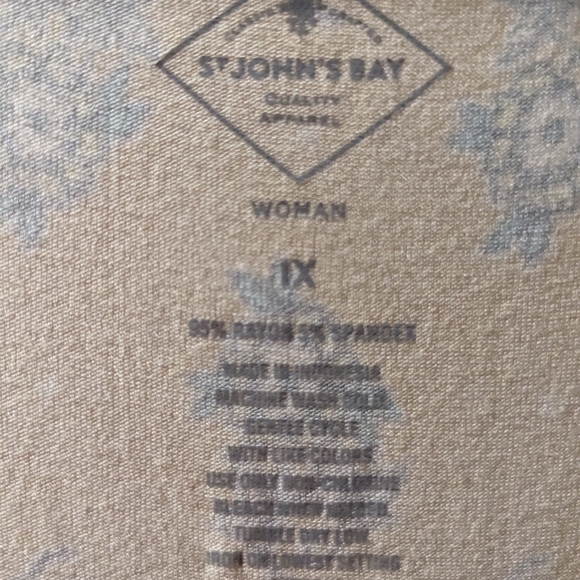 St Johns Bay, Size 1x, new with tags, dress- knee length - Picture 3 of 3